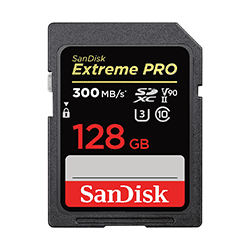 Cartão SanDisk Extreme Pro 128GB