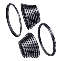 Kit de anéis adaptadores para filtros
